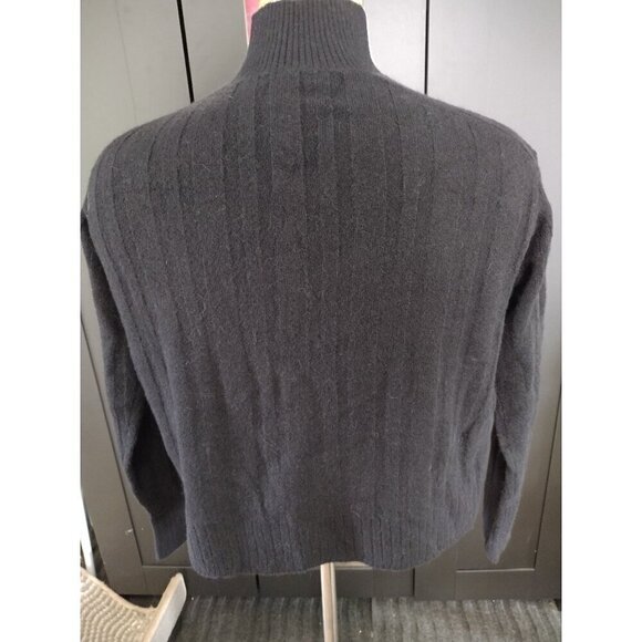 J Crew Women's mock neck sweater in Black size Small New with Tags - Picture 2 of 3